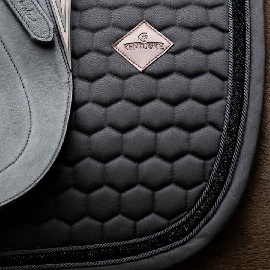 Tapis de selle dressage Glitter Band Noir