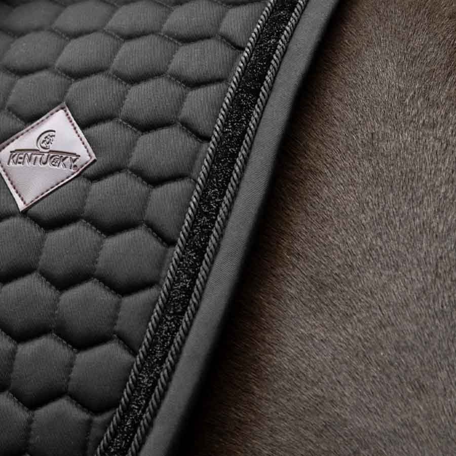 Tapis de selle dressage Glitter Band Noir