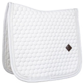 Tapis de selle dressage Glitter Band Blanc/Blanc Tapis de selle dressage Glitter Band Blanc/Blanc