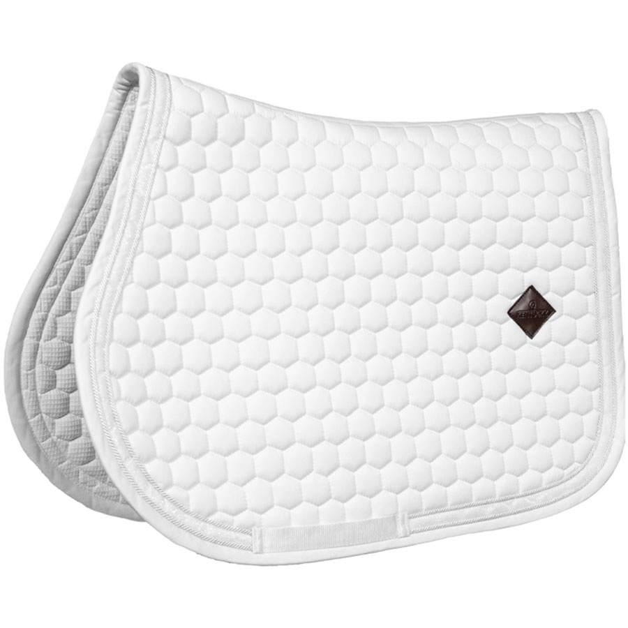 Tapis de selle Glitter Band Blanc/Blanc