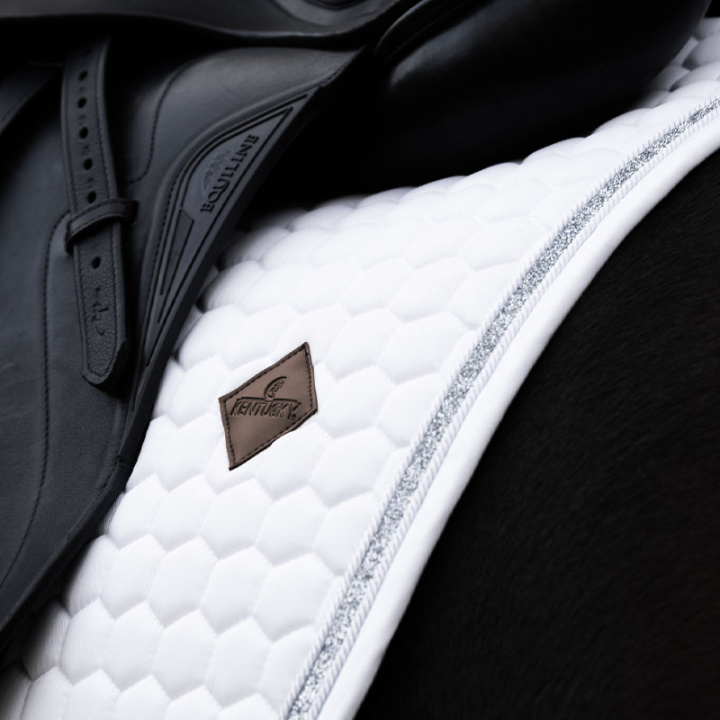 Tapis de Selle Noisette et Blanc - EQUESTRO