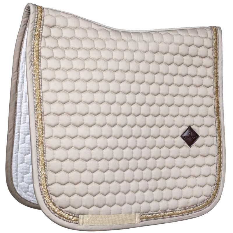 Tapis de selle dressage Glitter Band Beige