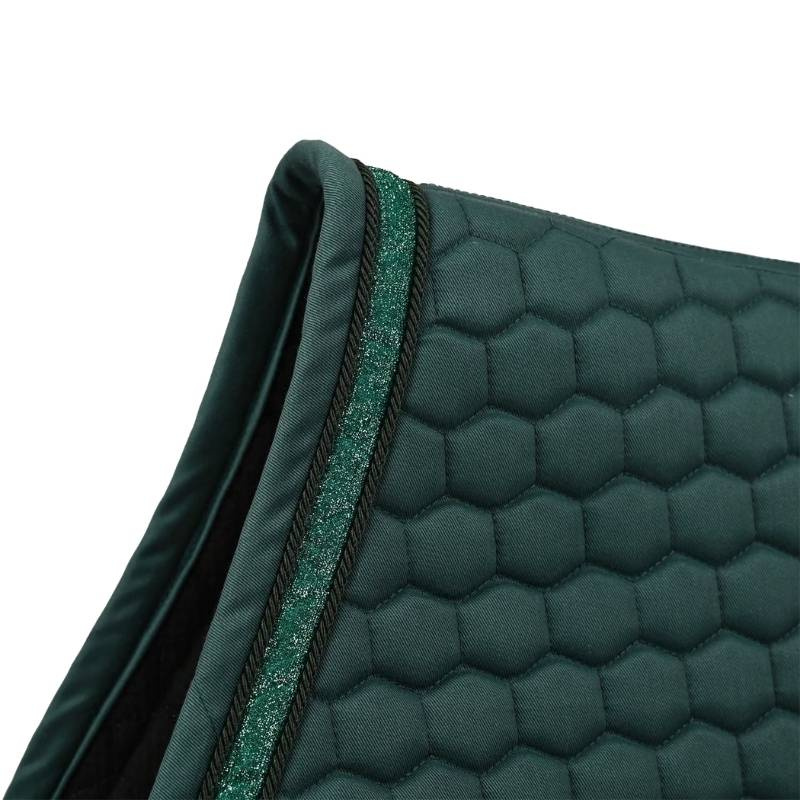 Tapis de selle Glitter Band Vert Émeraude