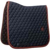 Tapis de selle dressage Onion Quilt Leather Bleu Marine Tapis de selle dressage Onion Quilt Leather Bleu Marine