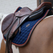 Tapis de selle Onion Quilt Leather Bleu Marine Tapis de selle Onion Quilt Leather Bleu Marine