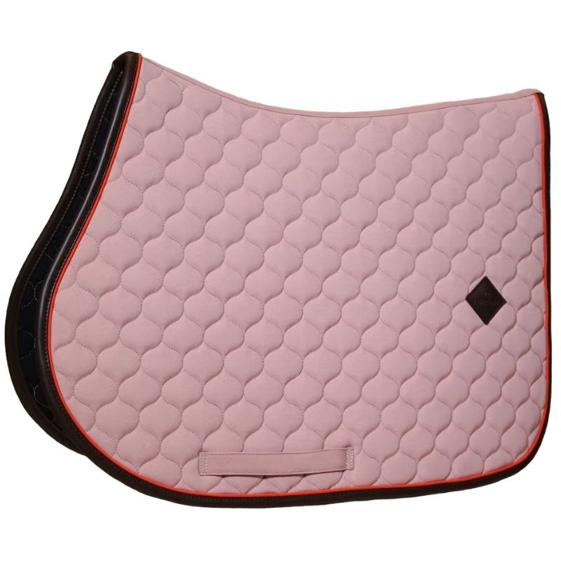 Tapis de selle Onion Quilt Leather Vieux Rose