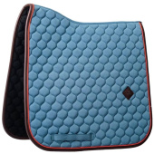 Tapis de selle dressage Onion Quilt Leather Bleu Tapis de selle dressage Onion Quilt Leather Bleu