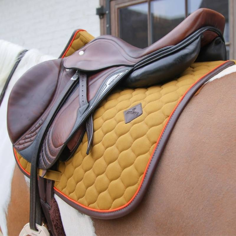 Tapis de selle Onion Quilt Leather Khaki