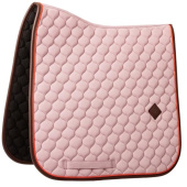 Tapis de selle dressage Onion Quilt Leather Lavender Tapis de selle dressage Onion Quilt Leather Lavender