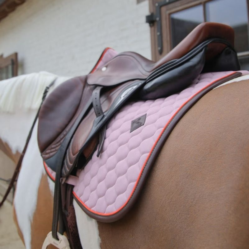 Tapis de selle Onion Quilt Leather Lavender
