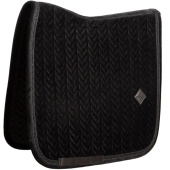 Tapis de selle dressage Velvet Mini Pearls Noir Tapis de selle dressage Velvet Mini Pearls Noir