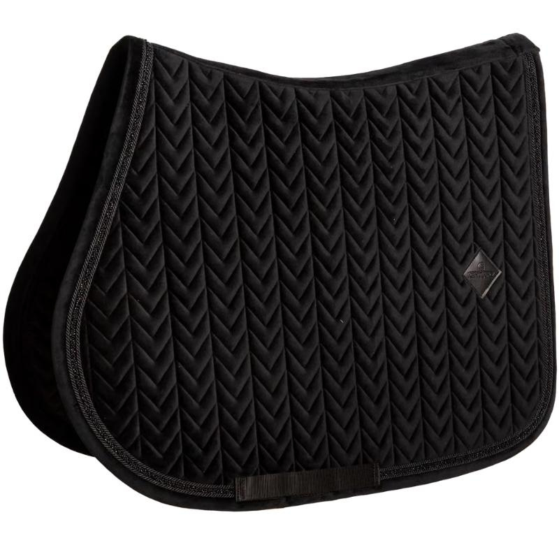 Tapis de selle Velvet Mini Pearls Noir