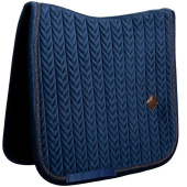 Tapis de selle dressage Velvet Mini Pearls Bleu Marine Tapis de selle dressage Velvet Mini Pearls Bleu Marine