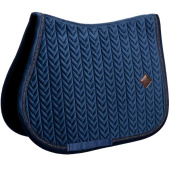 Tapis de selle Velvet Mini Pearls Bleu Marine Tapis de selle Velvet Mini Pearls Bleu Marine