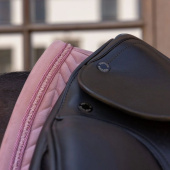 Tapis de selle dressage Velvet Mini Pearls Vieux Rose Tapis de selle dressage Velvet Mini Pearls Vieux Rose