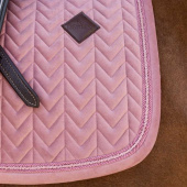 Tapis de selle Velvet Mini Pearls Vieux Rose Tapis de selle Velvet Mini Pearls Vieux Rose