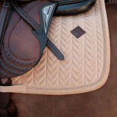 Tapis de selle Velvet Mini Pearls Beige Tapis de selle Velvet Mini Pearls Beige