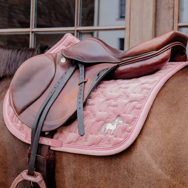 Tapis de selle Velvet Sammy Vieux Rose