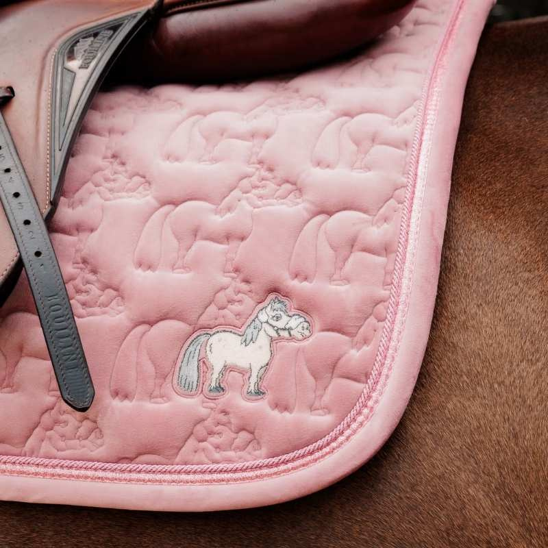 Tapis de selle Velvet Sammy Vieux Rose