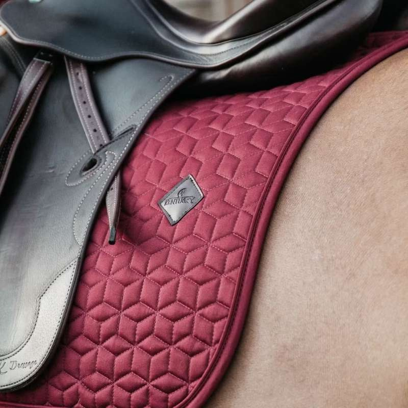 Tapis de selle de dressage Classic Rouge Vin