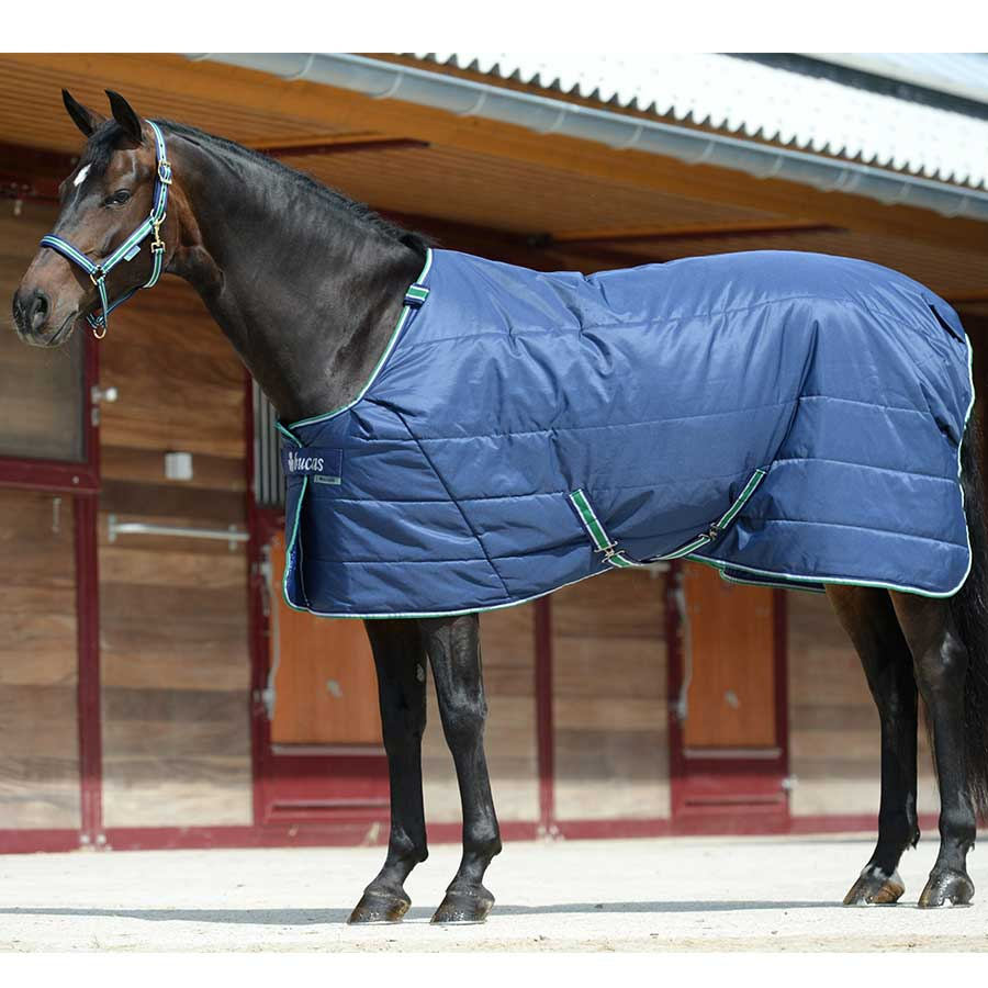 Couverture d'écurie/Couvre-reins Quilt 150g Bleu Marine