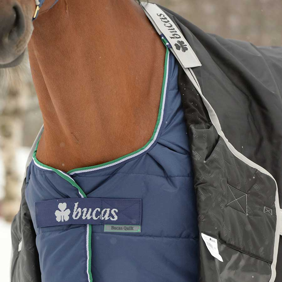 Couverture d'écurie/Couvre-reins Quilt 150g Bleu Marine