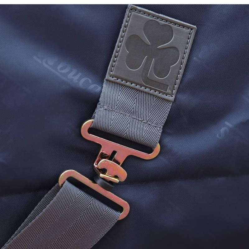 Couvertures d'écurie Show-Line 150g Bleu marine/Gris