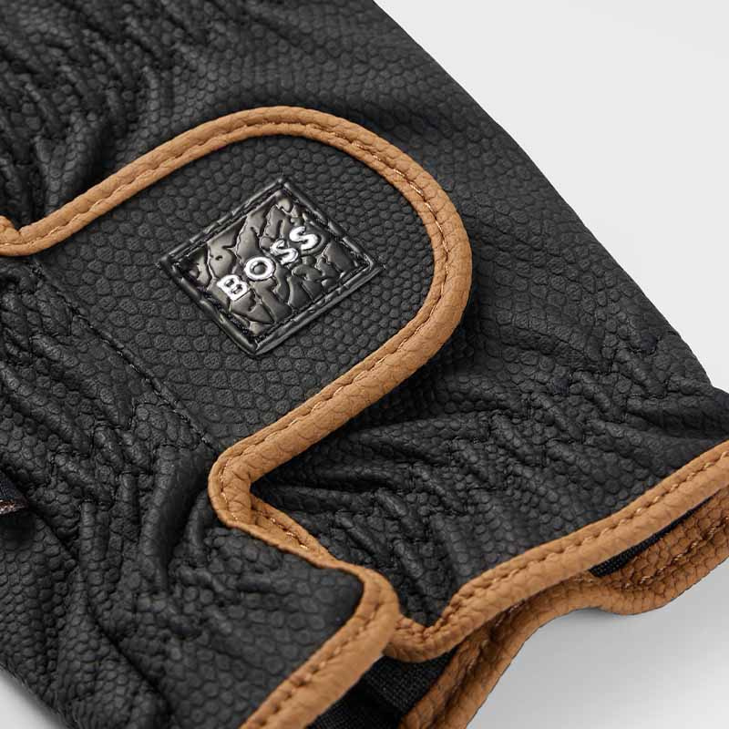 Gants d'équitation Hybrid Noir