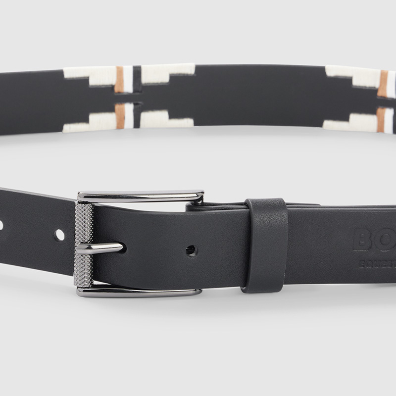 Ceinture Polo Signature Noir