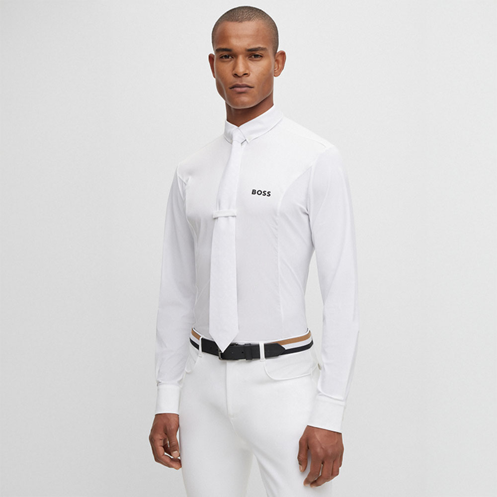 Chemise de compétition homme Norman Blanc
