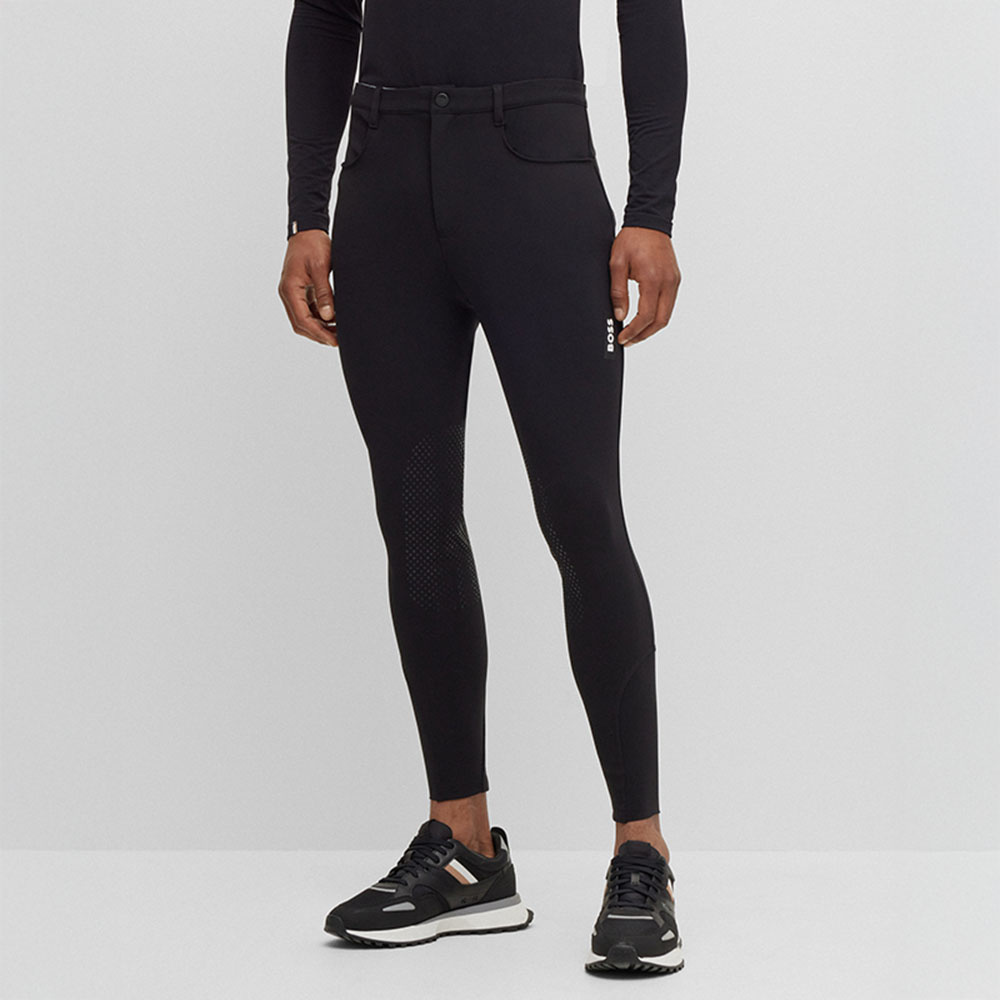 Pantalons d'équitation homme James Knee Grip Noir