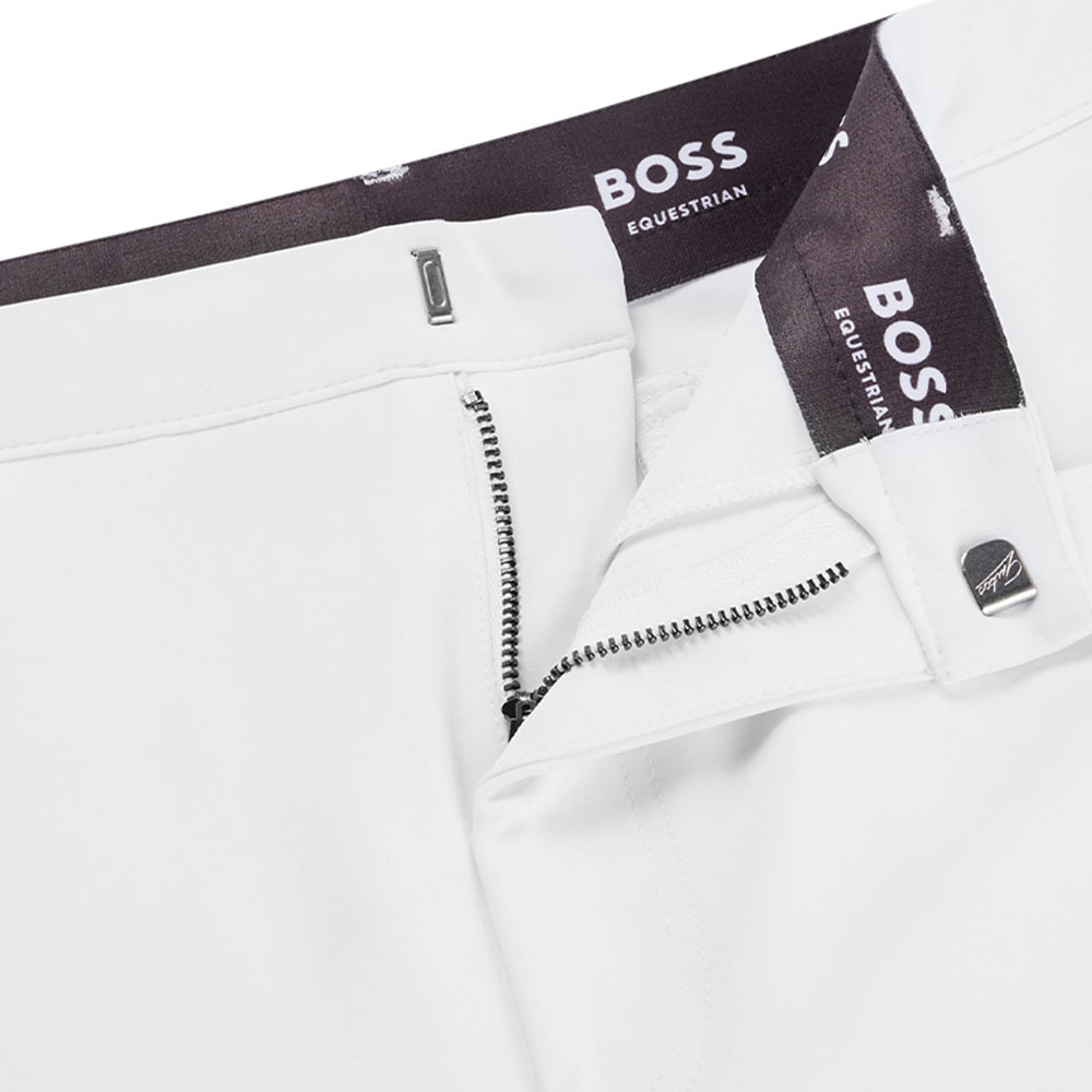 Pantalons d'équitation homme James Knee Grip Blanc