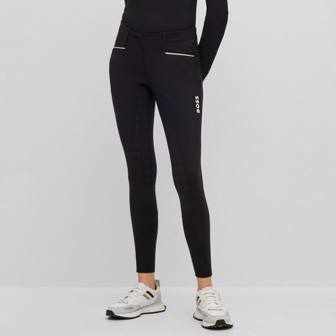 Pantalon d'équitation Heather Full Grip Noir