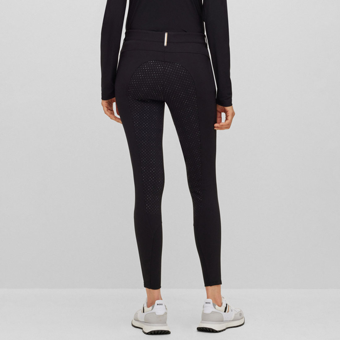 Pantalon d'équitation Heather Full Grip Noir
