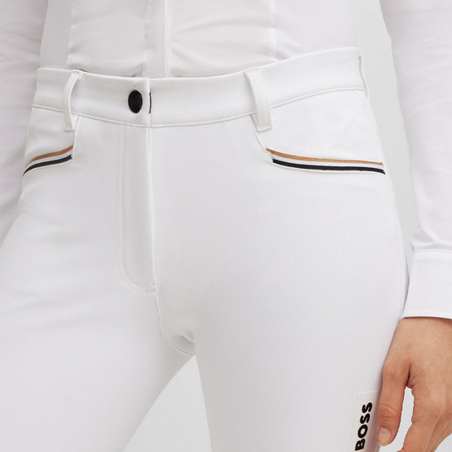 Pantalon d'équitation Hazel Knee Grip Blanc