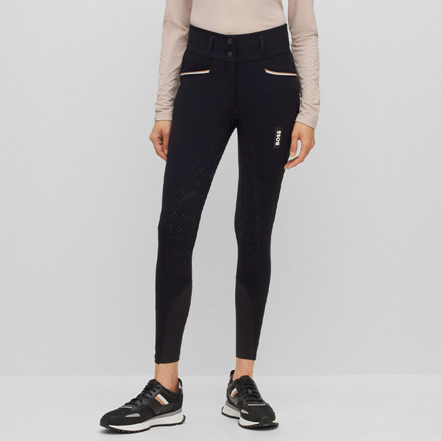 Pantalon d'équitation Hailey Full Grip Noir