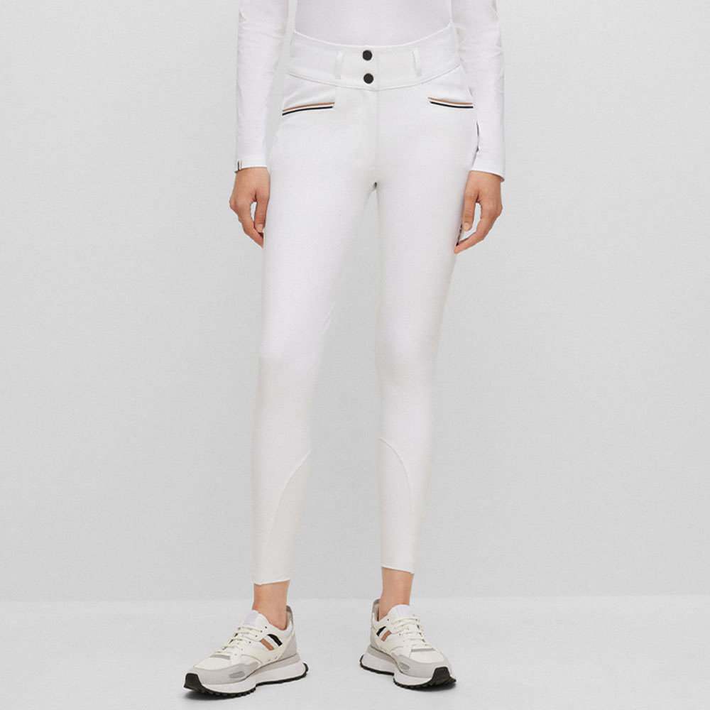 Pantalon d'équitation Hailey Full Grip Blanc