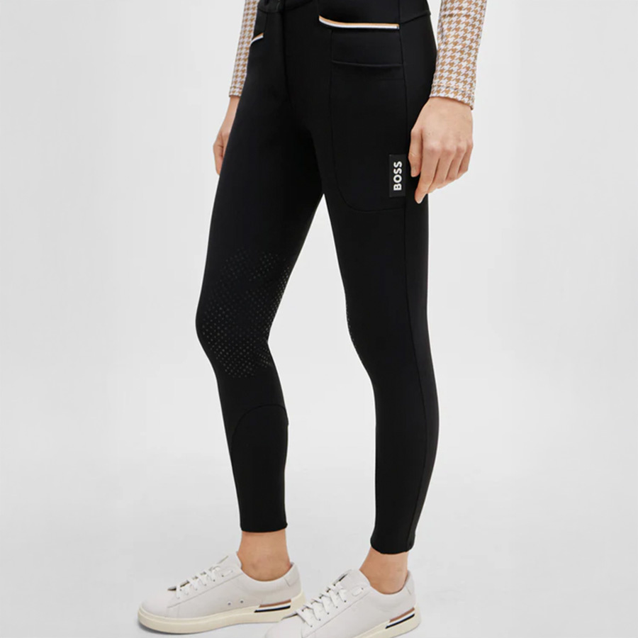Pantalon d'équitation Hannah Knee Grip Noir