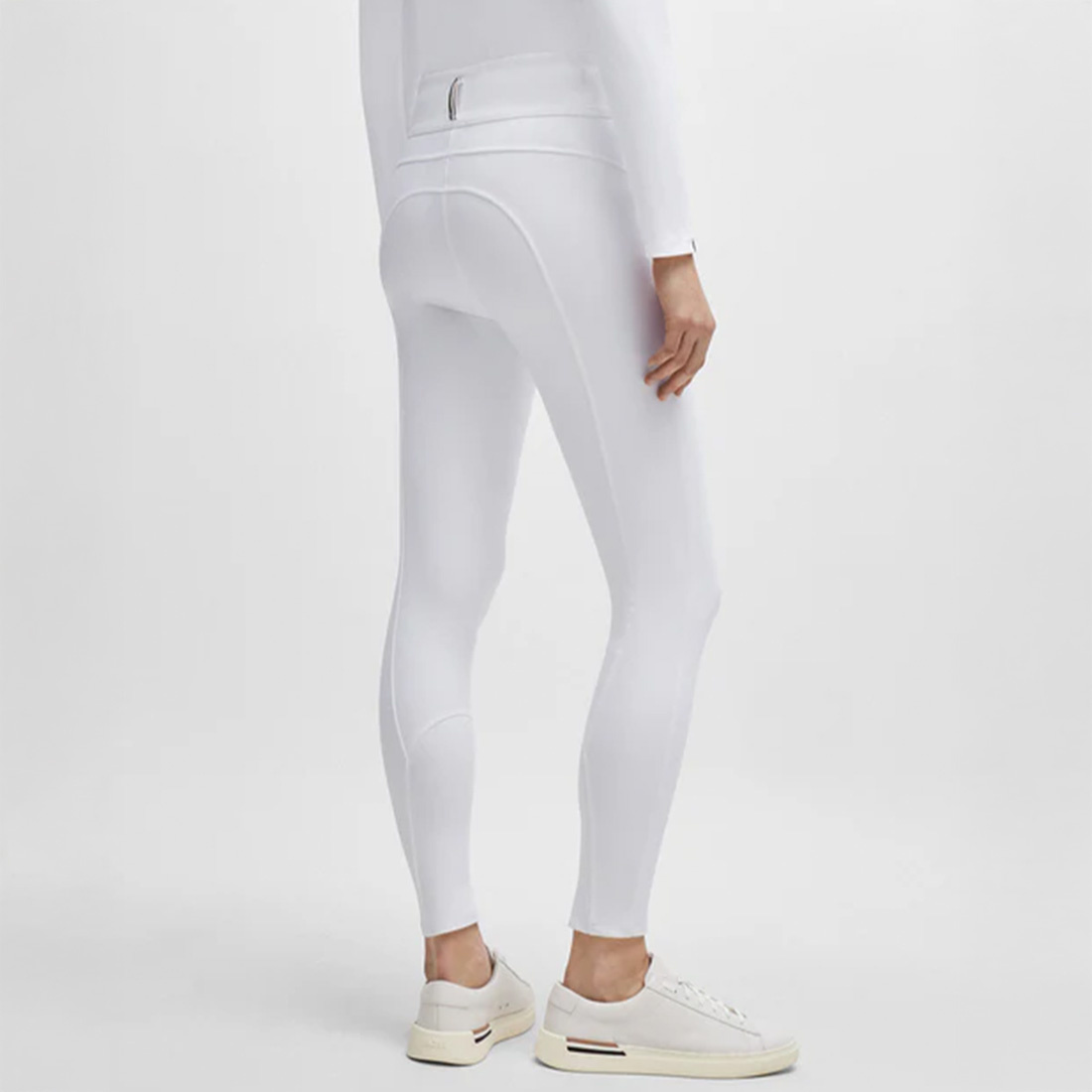 Pantalon d'équitation Hannah Knee Grip Blanc