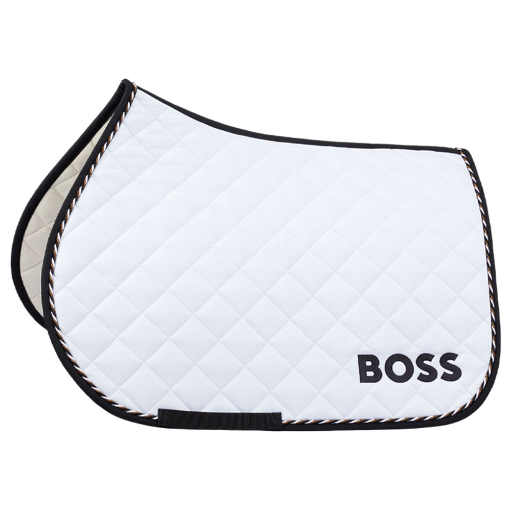 Tapis de selle Signature Blanc