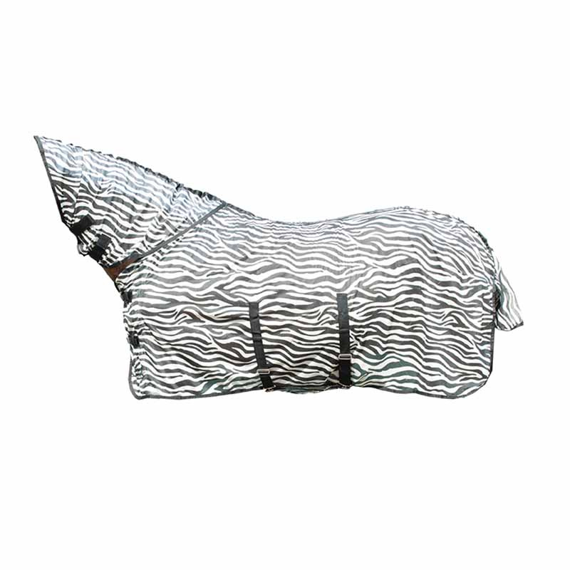 Couverture anti-mouches avec Encolure Zèbre