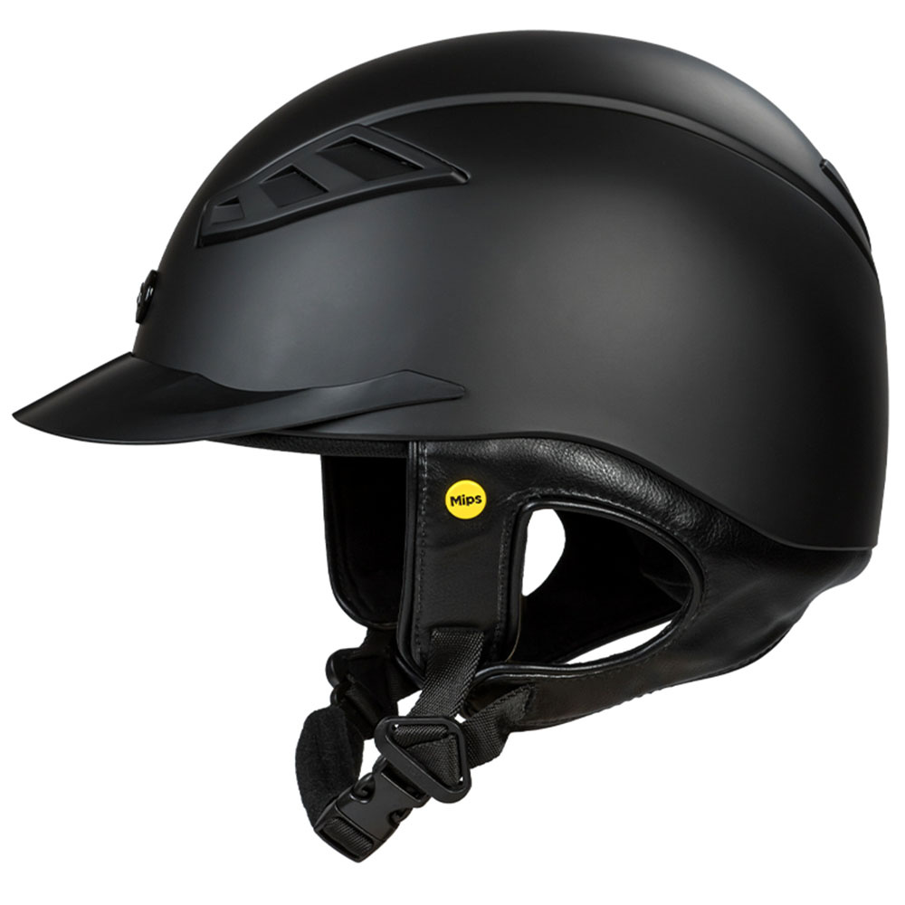 Casque d'équitation MIPS Lynx II Smooth Top Noir