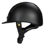 Casque d'équitation MIPS Neoz Smooth Top Noir Casque d'équitation MIPS Neoz Smooth Top Noir