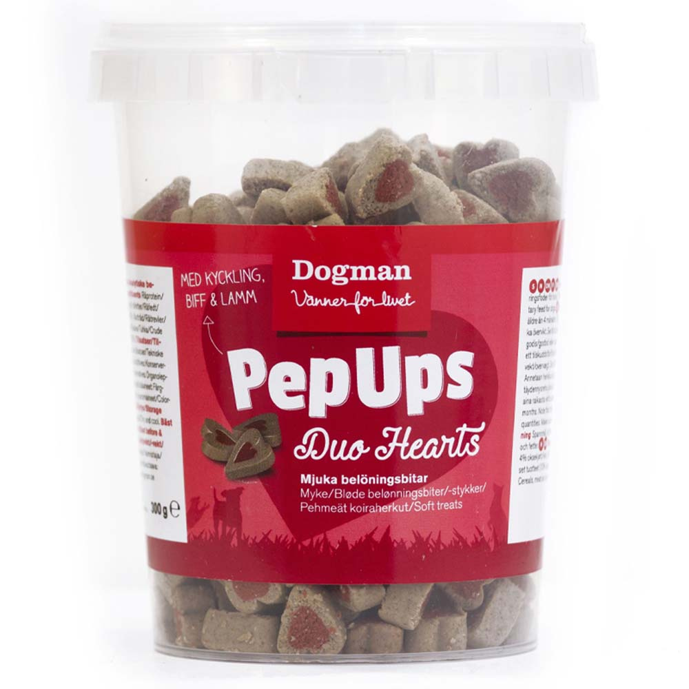 Friandises pour chien PepUps Duo Hearts