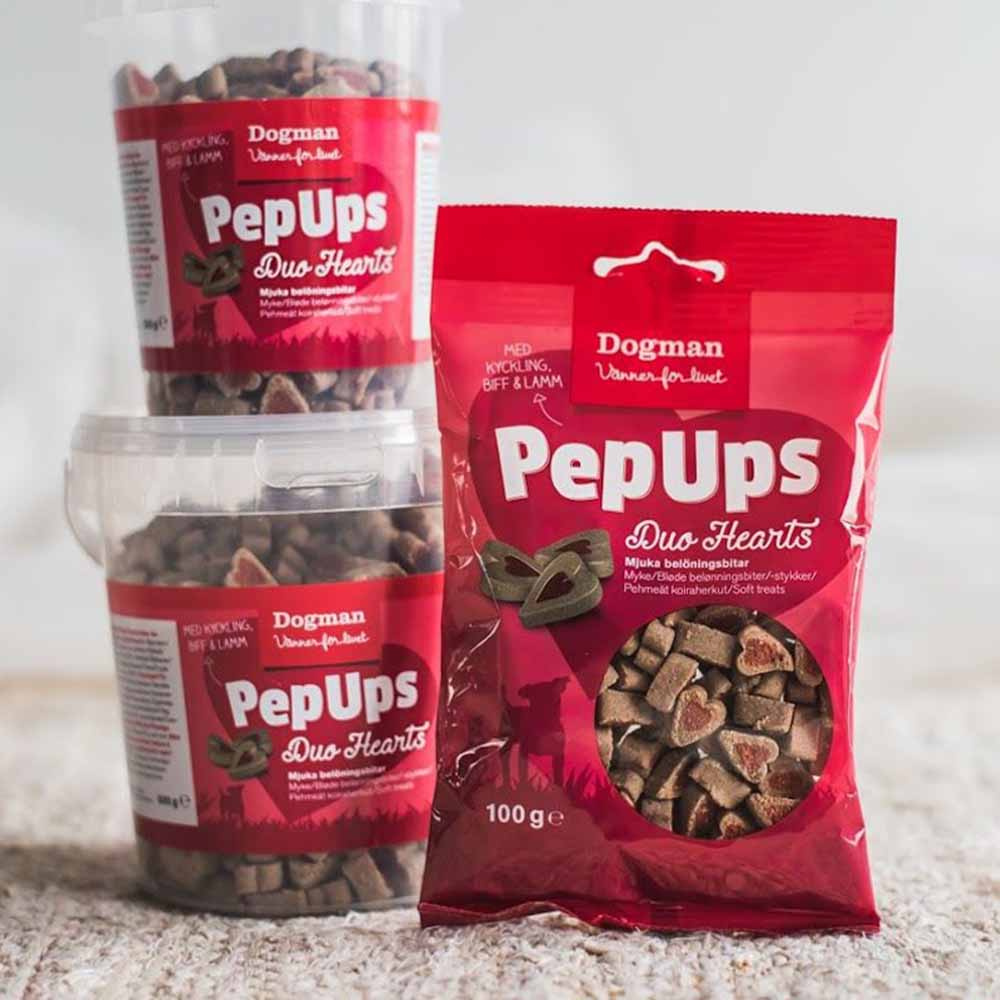 Friandises pour chien PepUps Duo Hearts