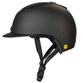 Casque d'équitation MIPS Strixx Matte/Glossy Noir Casque d'équitation MIPS Strixx Matte/Glossy Noir