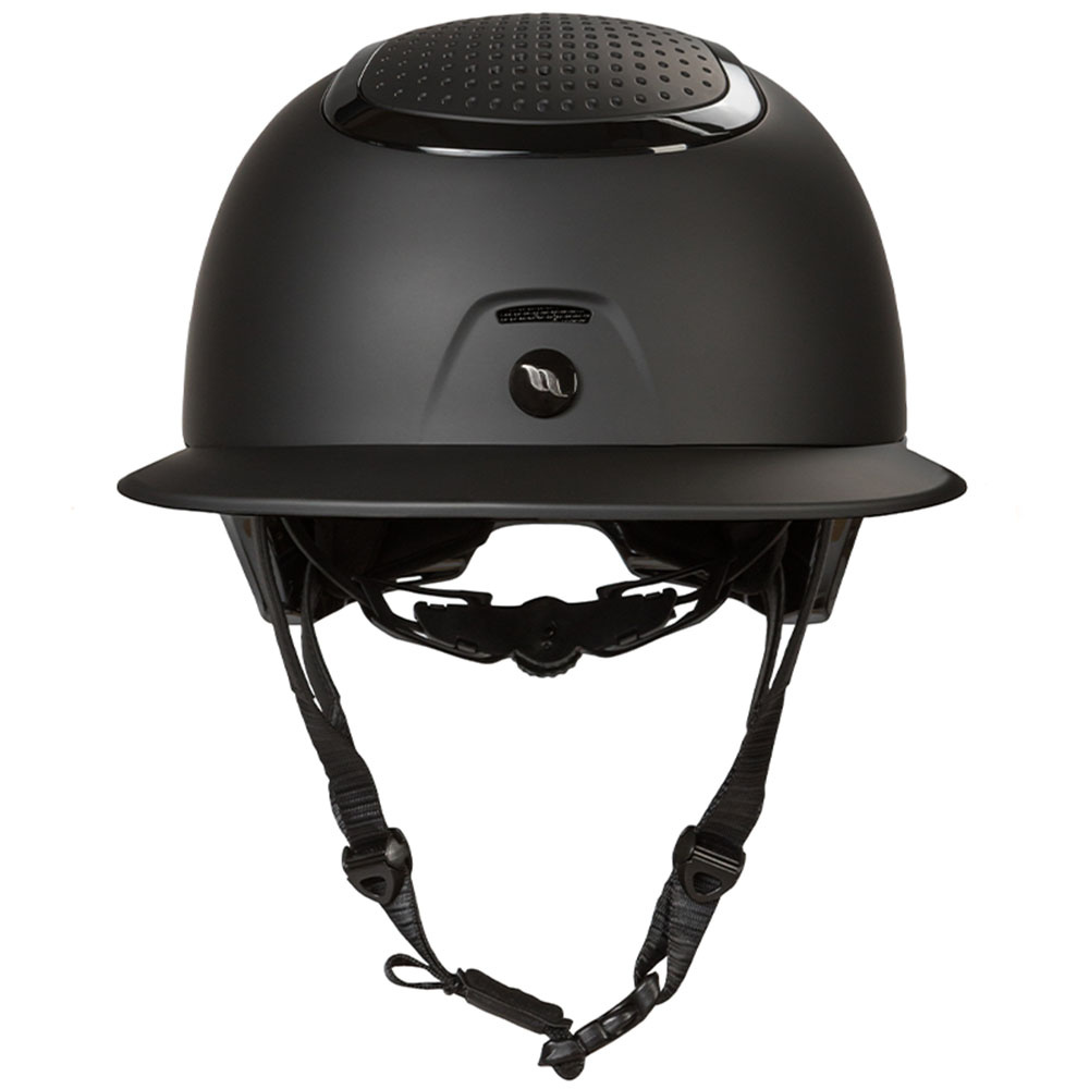 Casque d'équitation MIPS Strixx Wide Peak Matte/Glossy Noir