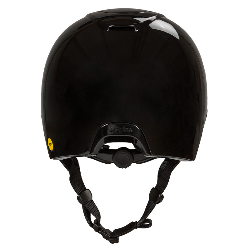 Casque d'équitation MIPS Strixx Competition Wide Peak Glossy Noir