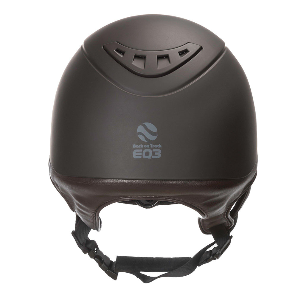 Casque d'équitation EQ3 Lynx Smooth Top Marron