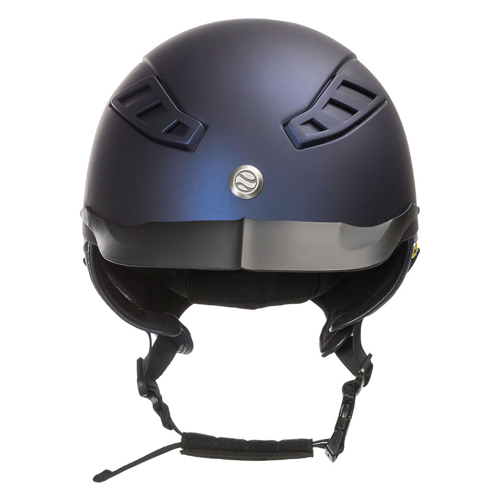 Casque d'équitation EQ3 Lynx Smooth Top Bleu Marine